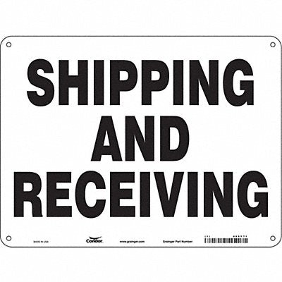 CONDOR 486Y71 K1780 Safety Sign 18 inx24 in Aluminum