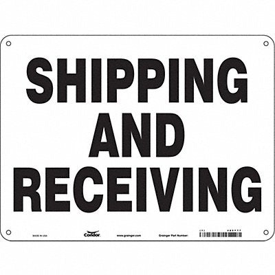 CONDOR 486Y77 K1780 Safety Sign 18 inx24 in Polyethylene