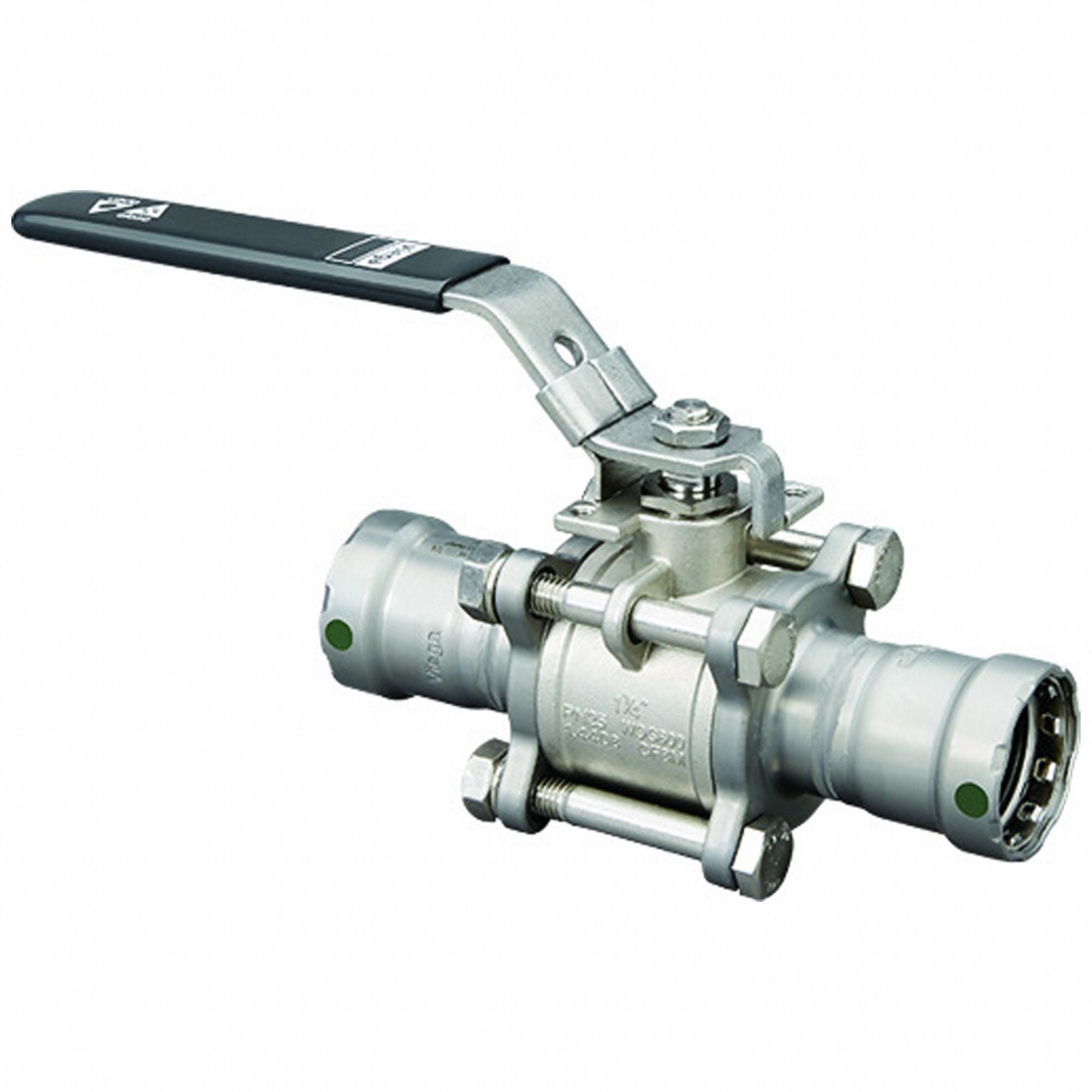 VIEGA MEGAPRESS 679933 Manual 2-Way Ball Valve Press SS