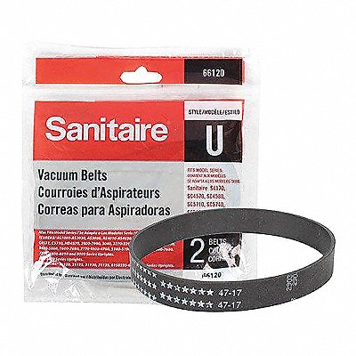 SANITAIRE 6612012 Vacuum Cleaner Belt For Upright Vac PK24