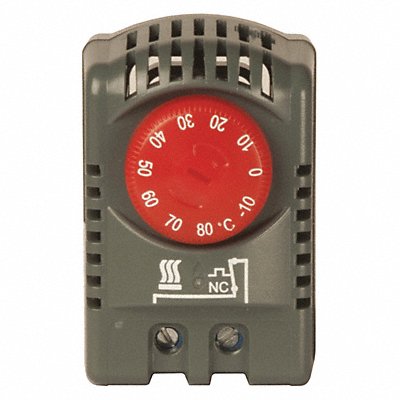 WIEGMANN TANC1080C Thermostat 2-23/64 H 1-35/64 W Grey
