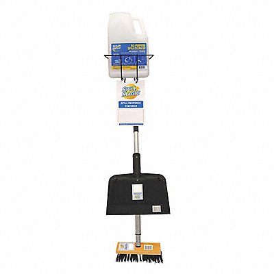 SPILL MAGIC SM1SRSKIT Spill Response Station Kit Blk 7-3/4 L