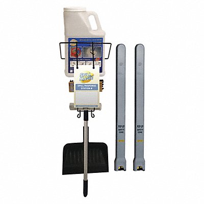 SPILL MAGIC SM1SRSKITZ Spill Response Station Kit Blk 7-3/4 L