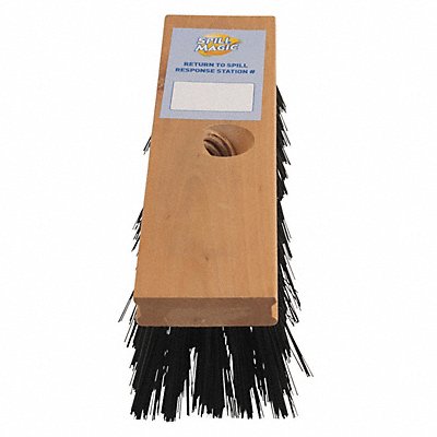 SPILL MAGIC 204BR Removable Broom Head Brown 8-1/2 L