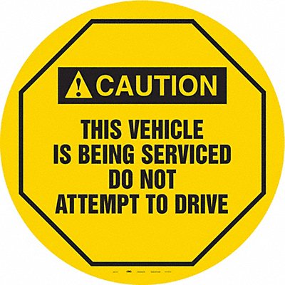 CONDOR 487D52 Traffic Sign 24 W 24 H 0.026 Thickness