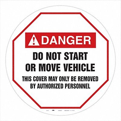 CONDOR 487D58 Traffic Sign 20 W 20 H 0.026 Thickness