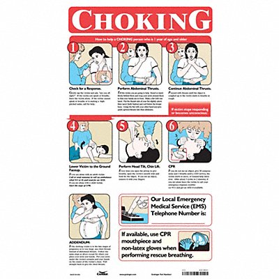 CONDOR 487D81 First Aid Sign 19 in x 11 in Polyester