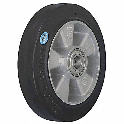 487G27 GRAINGER ALEV12720KBB05 Rubber Tread on Al Core Wheel