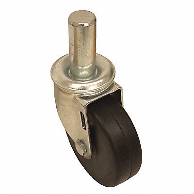 PEGASUS P12SR040GSR1 Stem Caster 150 lb Load Black Wheel