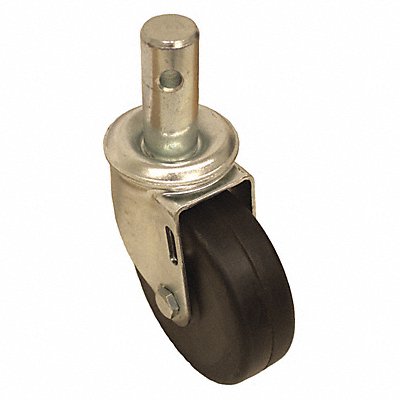 GRAINGER P12RR060DSR2 Stem Castor 325 lb Load Black Wheel