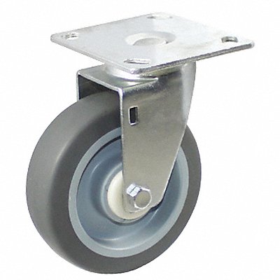 GRAINGER P13SRP050D14 Standard Plate Castor Swivel 240 lb.