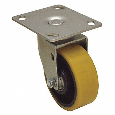 GRAINGER P13SUY040K14 Standard Plate Castor Swivel 550 lb.