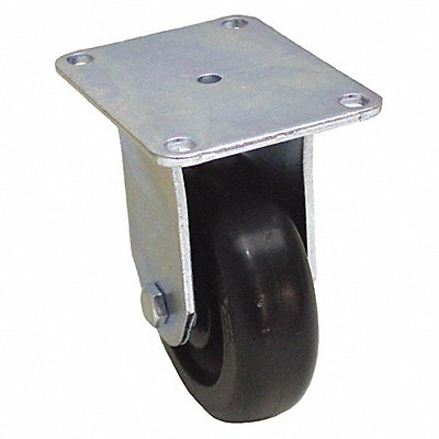 GRAINGER P12RPB040BP2 Standard Plate Castor Rigid 275 lb.