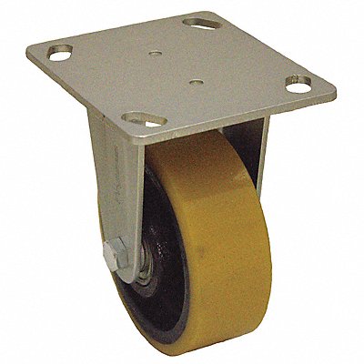 GRAINGER P13RUY040K14 Standard Plate Castor Rigid 550 lb.