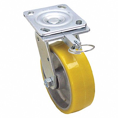 GRAINGER P21SUA040R14DL Standard Plate Castor Swivel 700 lb.