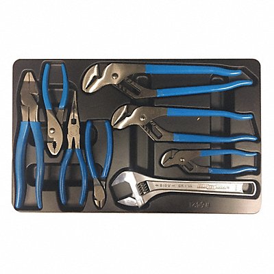 CHANNELLOCK GS27 Plier Sets Dipped Handle 8 pcs.