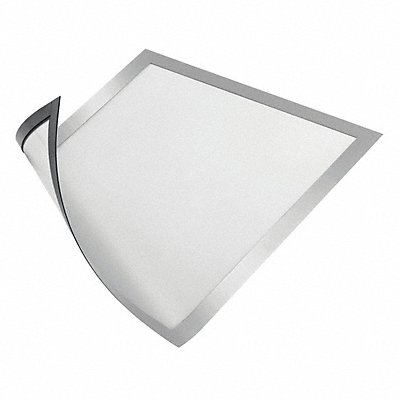 GRAINGER 477123 Sign Holder 8-1/2 x 11 PVC PK2