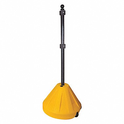 ACCREDO SAFETY 7589YL Sign Base w/Post 4 ft Post L