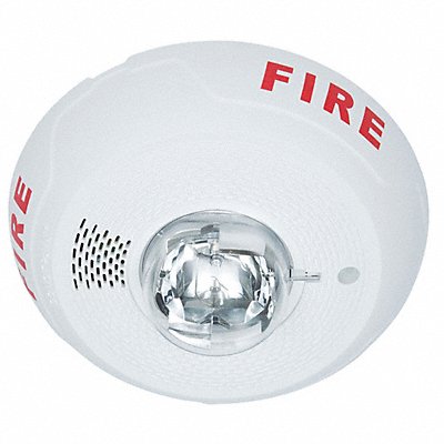 SYSTEM SENSOR PC4WL Horn Strobe Marked Fire Wall or Ceiling