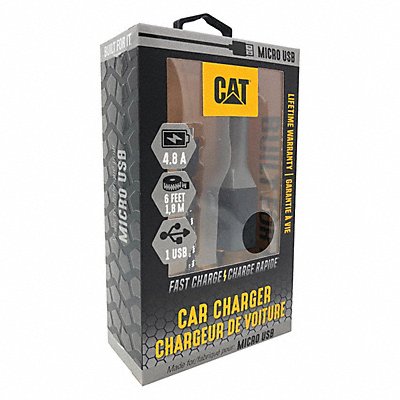 CAT CATCLAM USB Car Charger Charges Up To 2 Devices