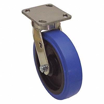 GRAINGER P25SXUP050D14001 Kingpinless Plate Castor Swivel 750 lb.