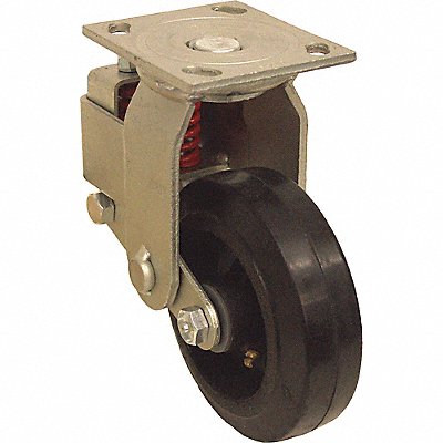 GRAINGER P22RRY060R14 Shock-Absorbing Plate Castor Rigid
