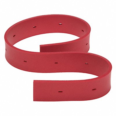 NOBLES 1223125 Rear Squeegee Blade 39 5/8 in W Red