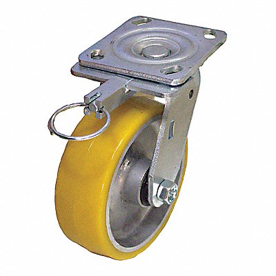 GRAINGER P21SUA060R14DL Standard Plate Castor Swivel 1250 lb.