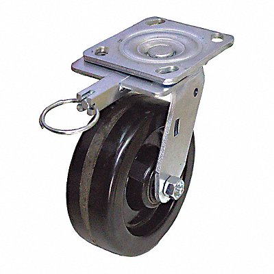 GRAINGER P21SPH050R14DL Standard Plate Castor Swivel 1000 lb.