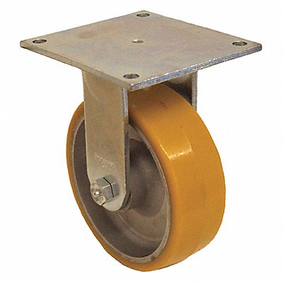 GRAINGER P21RUA060R15 Standard Plate Castor Rigid 1250 lb.