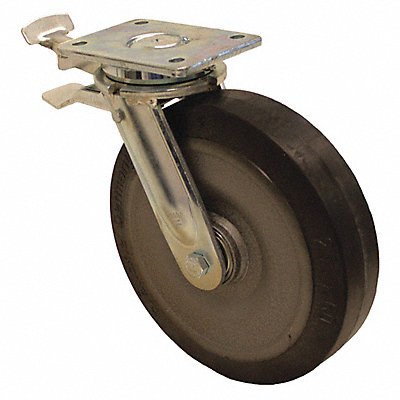 GRAINGER LOSE250KSTRI4 Standard Plate Castor Swivel 1870 lb.