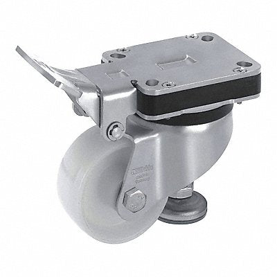 GRAINGER HRLKPO75G Leveling Plate Castor Swivel 440 lb.