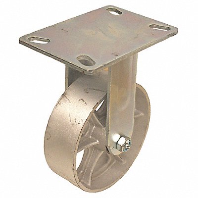 GRAINGER P23RC060R16 Standard Plate Castor Rigid 1200 lb.
