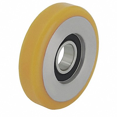 GRAINGER FSTH50X251210K Polyurethane Tread on Steel Core Wheel
