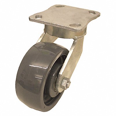 GRAINGER P25SN040K14002 Kingpinless Plate Castor Swivel 1000 lb.