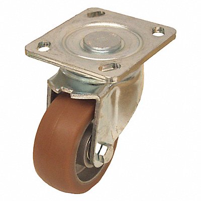 GRAINGER LHALB125K14 Standard Plate Castor Swivel 770 lb.