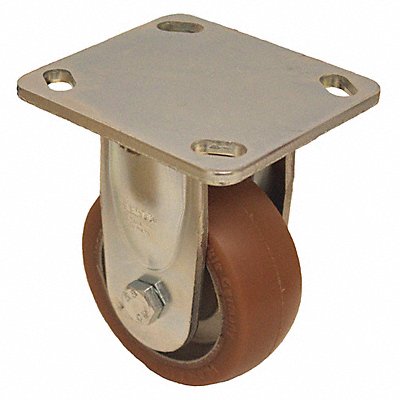 GRAINGER BHSALB101K14 Standard Plate Castor Rigid 770 lb.