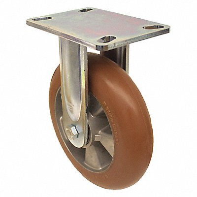 GRAINGER BHSALB200K16CO Standard Plate Castor Rigid 1750 lb.