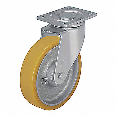 GRAINGER LHGTH100K1 Standard Plate Castor Swivel 880 lb.