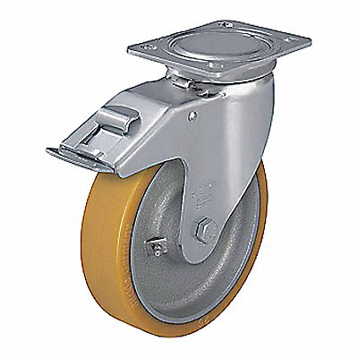 GRAINGER LUHGTH160KFI Maintenance-Free Plate Castor Swivel