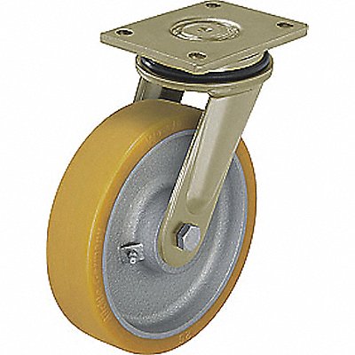 GRAINGER LSGTH300K Standard Plate Castor Swivel 3950 lb.