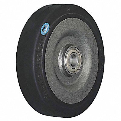 GRAINGER SE25025KBB075 Rubber Tread on Steel Core Wheel