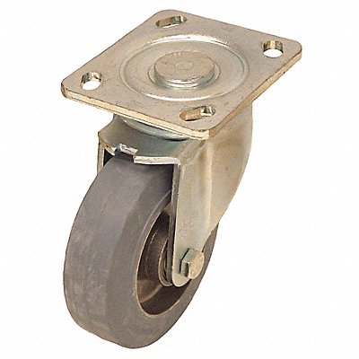 GRAINGER LHALEV125K14SG Standard Plate Castor Swivel 550 lb.