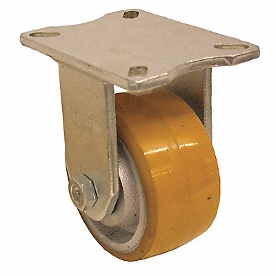 GRAINGER P27RUY060K18 Kingpinless Plate Castor Rigid 2000 lb.