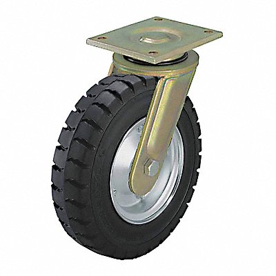GRAINGER LSVLE410K Plate Castor w/Flat Free Swivel 2090 lb.