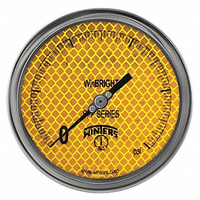 WINTERS PFP646WBYG Gauge 4 Dial Size MNPT Connection