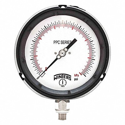 WINTERS PPC5046R1WBW Gauge 4-1/2 Dial Size MNPT Connection