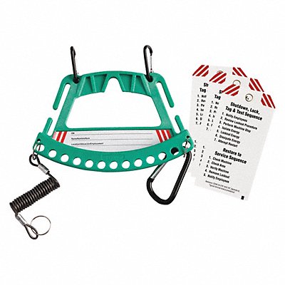 BRADY 148861 Lockout Station 5-1/4 H x 7-3/4 W