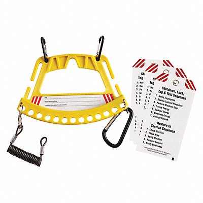 BRADY 148865 Lockout Station 5-1/4 H x 7-3/4 W