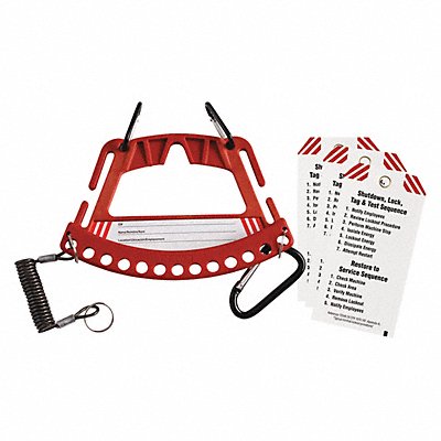 BRADY 148866 Lockout Station 5-1/4 H x 7-3/4 W